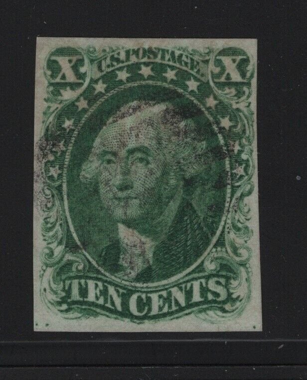 13 VF+ used neat light cancel , APS cert , with nice color cv $ 850 ! see pic !