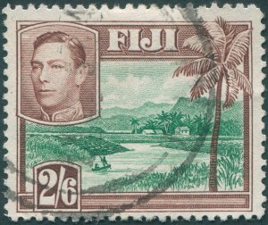 Fiji 1938 2s 6d green & brown SG265 used