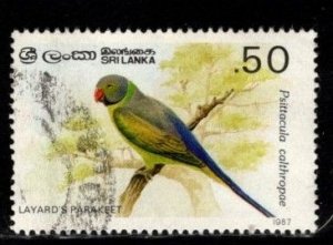 Sri Lanka #836 Birds - Paraket - Used