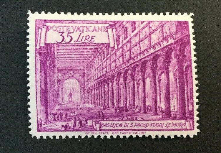 Vatican City Sc# 129a MH (Mint Hinged) - Perf 13 1/2 x 14