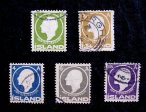 ICELAND - SCOTT# 86,90 - USED - CAT VAL $54.75