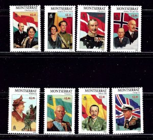 Montserrat 946-53 MNH 1998 Royalty of the 20th Century  (KB)