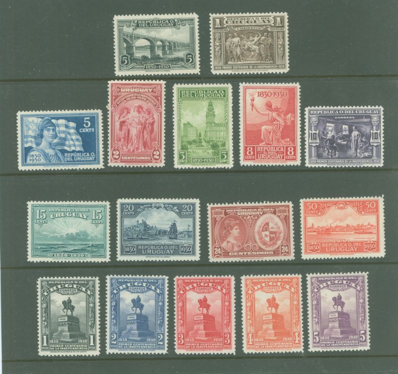 Uruguay #394-409 Unused Single (Complete Set)