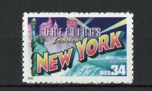 3592 * NEW YORK  * U.S. Postage Stamp  MNH