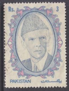 Pakistan sc#715 1989 3r Independence Day M A Jinnah used