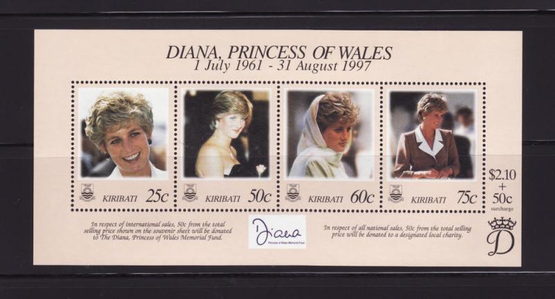 Kiribati 720 Set MNH Princess Diana