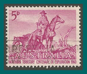 Australia 1960 Exploration of NT, Type 1 used  #336,SG335