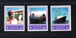 BERMUDA #664-6,   VF, MNH,  Post Office Fresh, CV $10.25 ... .. 0650497