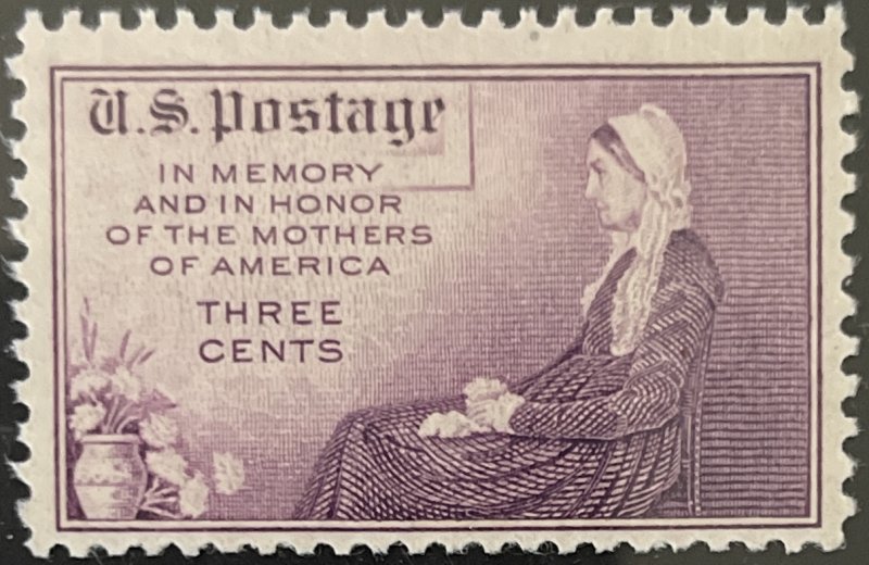 Scott #737 1934 3¢ Mothers of America rotary perf. 11 x 10.5 MNH OG