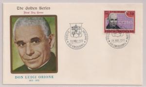 Vatican City 526 FDC (Golden Series)