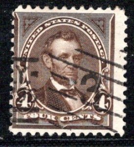 United States Scott # 254, used