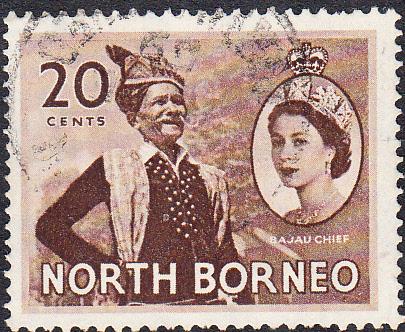 North Borneo #269 Used