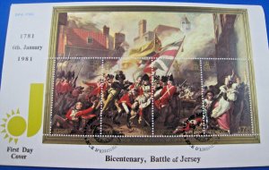 JERSEY 1981  - FIRST DAY COVER  -  SCOTT #245a          (jpc15)