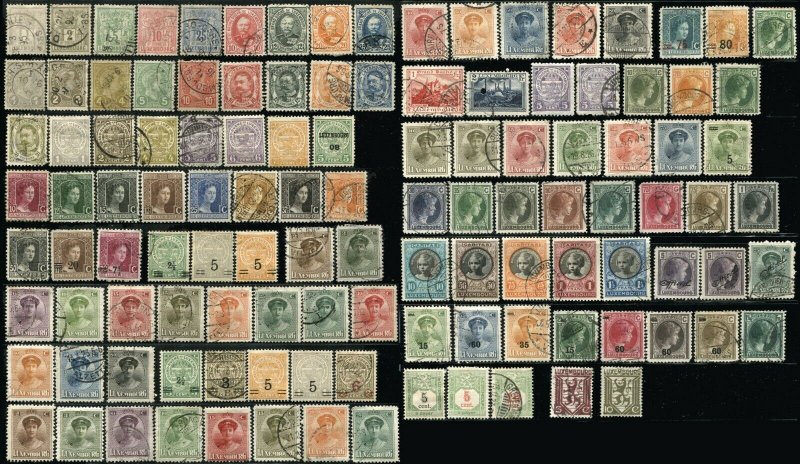 LUXEMBOURG Postage Stamp Collection EUROPE Used