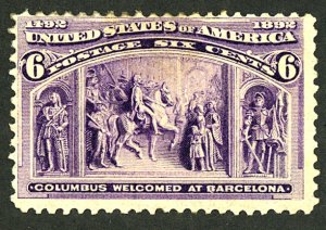 U.S. #235 MINT OG LH