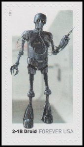 US 5581 Star Wars Droids 2-1B Droid F single MNH 2021