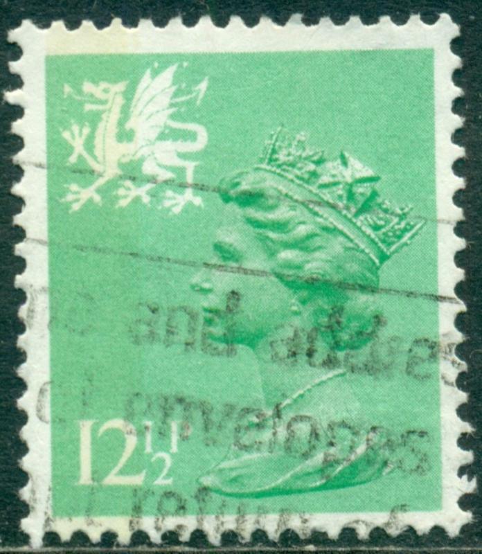 GREAT BRITAIN WALES SG-W37a, SCOTT#  WMMH-20, USED, 10 STAMPS, GREAT PRICE