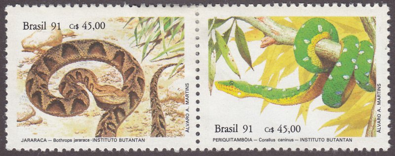 Brazil 2317A Snakes 1991
