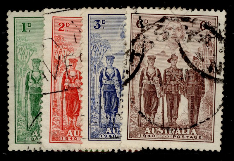 AUSTRALIA GVI SG196-199, complete set, USED. Cat £40.