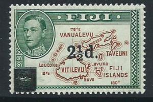 Fiji  GVI SG 267  MH surcharge overprint