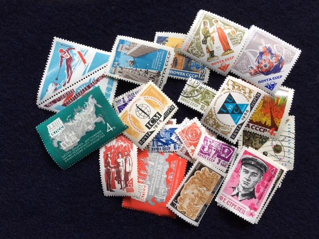 Russia – 1966 – Small Collection (25X) of Used stamps from 1966