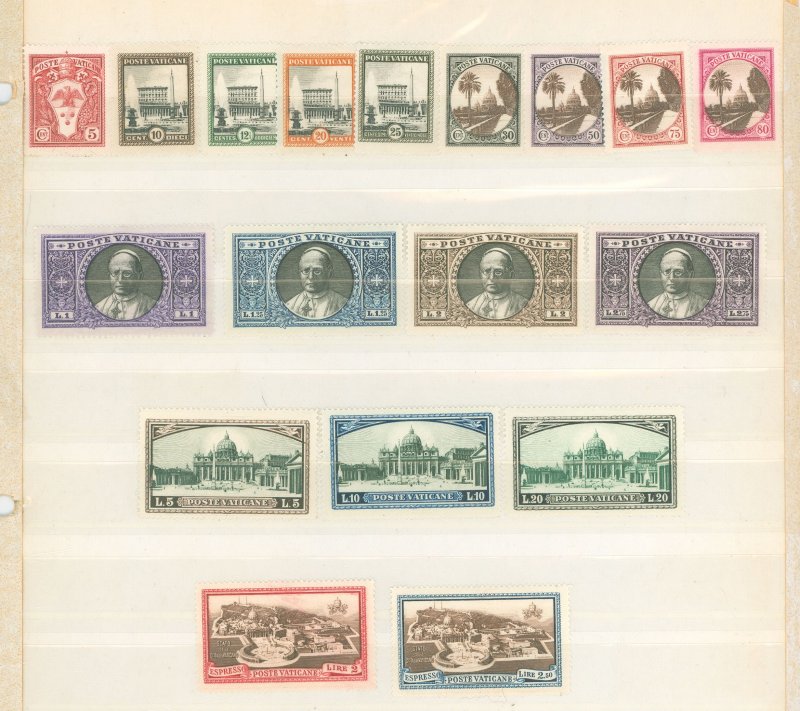 Vatican City #19-34/E3-E4 Mint (NH) Single