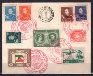 IRAN PERSIA STAMPS, 1962 COVER