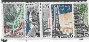 Algeria #291-295  Places  ( M LH) CV $6.15