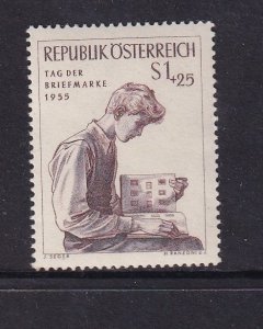 Austria  #B296   MNH   1955  stamp day