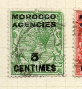 Morocco Agencies French Zone 1917-24 Issue Used 5c. Optd Surcharged NW-180588