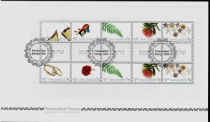 New Zealand 2006 Personalised Stamps Sheetlet FDC