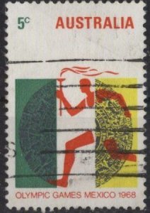 Australia 442 (used) 5c Mexico City Olympics (1968)