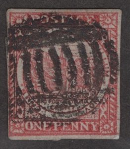 New South Wales Sc#2m used, F-VF, Cv. $750