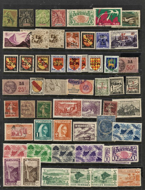 STAMP STATION PERTH Reunion-CFA-Djbouti #55 Mint / Used Selection - Unchecked