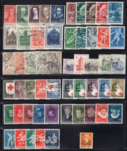 Netherlands 1947-1960 Collection of Used Sets With Better