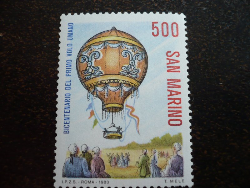 San Marino - First Manned Balloon Flight