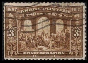 STAMP-S 1c FILLER CANADA 1917  3c #135 CV $1.25