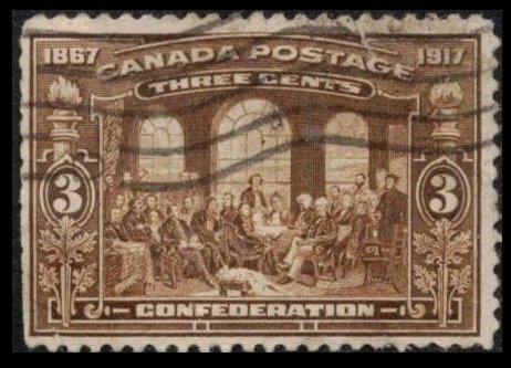 STAMP-S 1c FILLER CANADA 1917  3c #135 CV $1.25