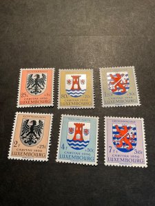 Stamp Luxembourg Scott #B192-7 never hinged