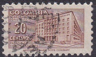 Colombia #602  F-VF Used  CV $4.50  (Z6276)