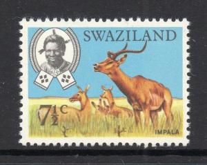 Swaziland 1969 Animals Early Issue Fine Mint Hinged 7.5c. 298069