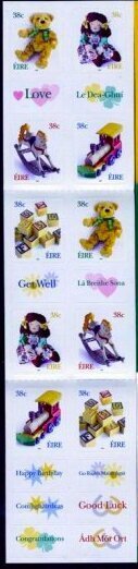 Ireland 2002 MNH Booklet Stamps Scott 1383a Greetings Old Toys