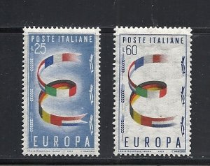 Italy Scott 726-727 MNH** 1957 Europa set