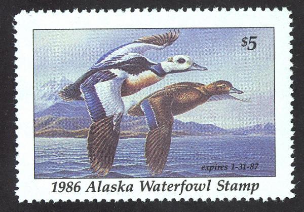 #2, Alaska State Duck stamp, SCV $10