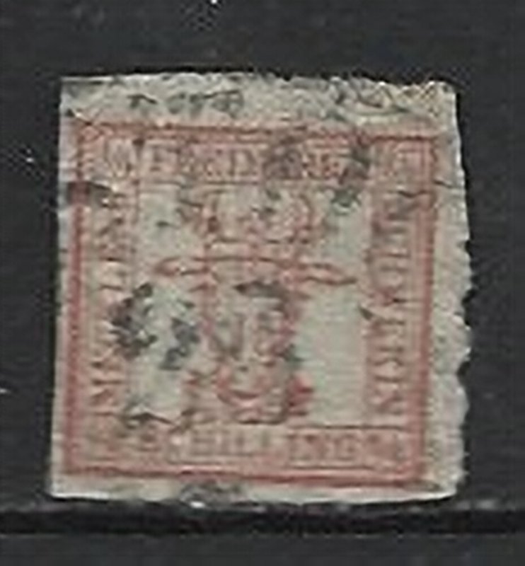 COLLECTION LOT 8075 MECKLENBURG-SCHWERIN #4a 1864 CV+$240