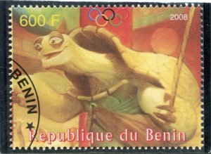 Benin 2008 DISNEY CHARACTER Ratatouille Olympics 1 Stamp Perforated Fine Used VF