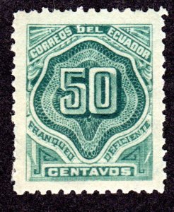 Ecuador, Scott # J6, MH, 2013 Cat = $ 6.00, Lot 220312 .