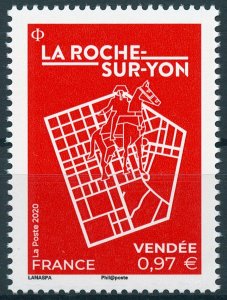 France Architecture Stamps 2020 MNH La Roche-sur-Yon Vendee Horses 1v Set