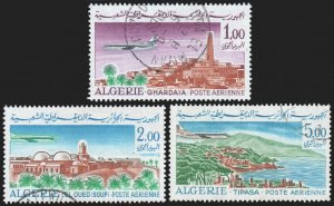 Algeria #C13-15  Used - Plane Over Cities (1967-68)