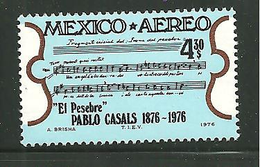 Mexico C-532 MNH Score for El Pesebre by Casals